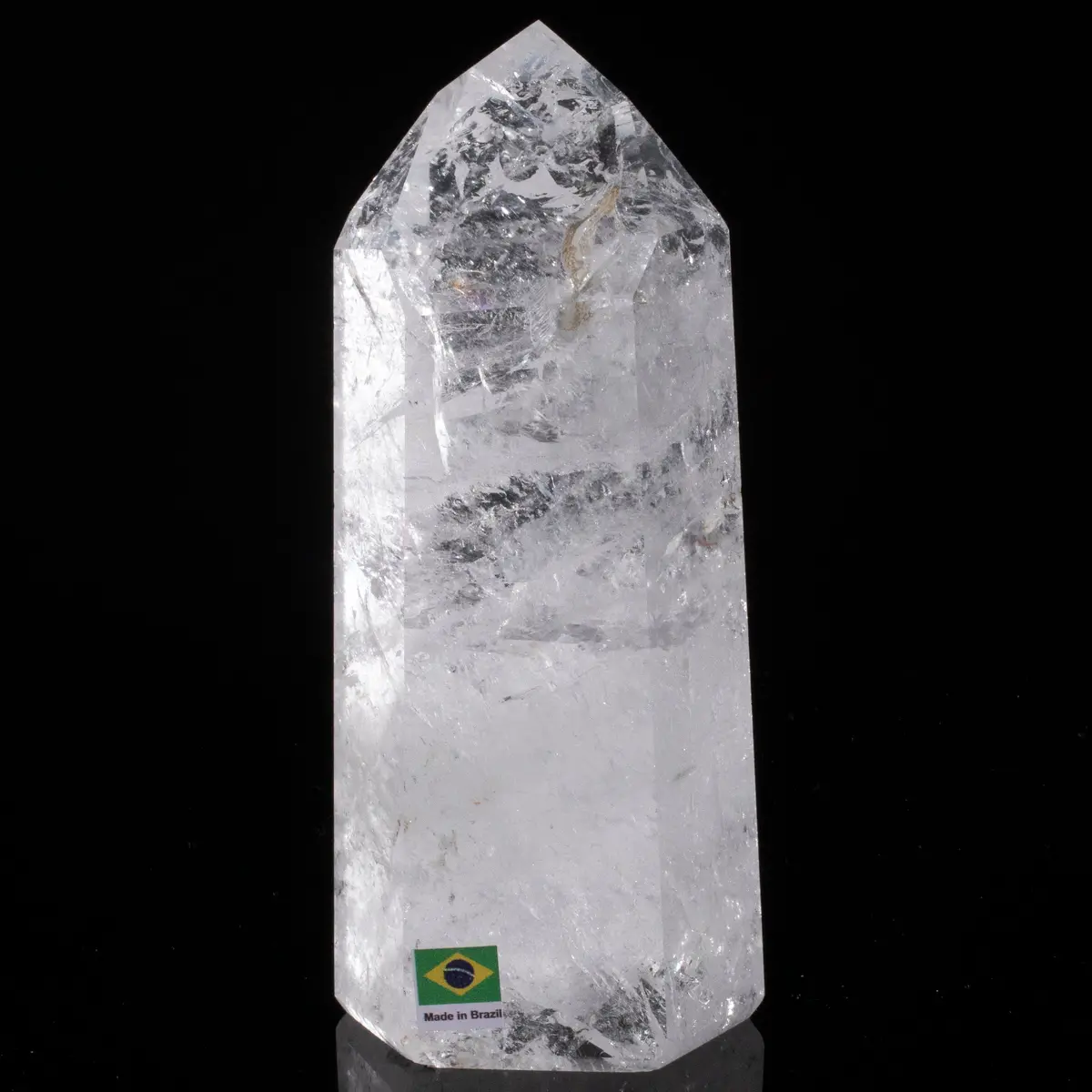 Natural Quartz Obelisk From Brazil - 7" / 1,298 Grams 1