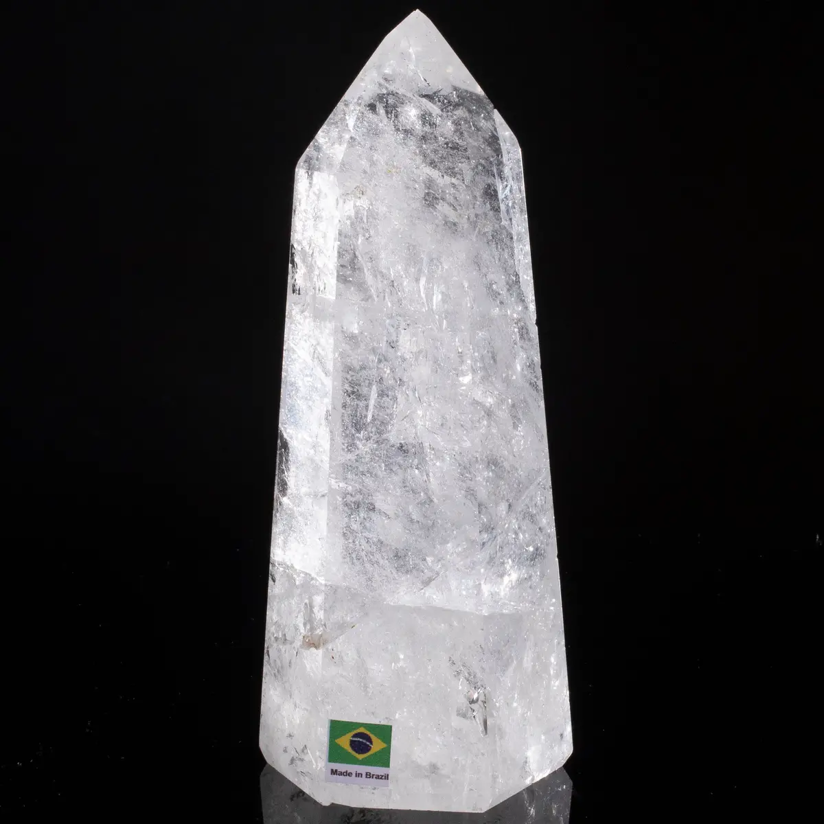 Natural Quartz Obelisk From Brazil - 7.5" / 1,063 Grams 1