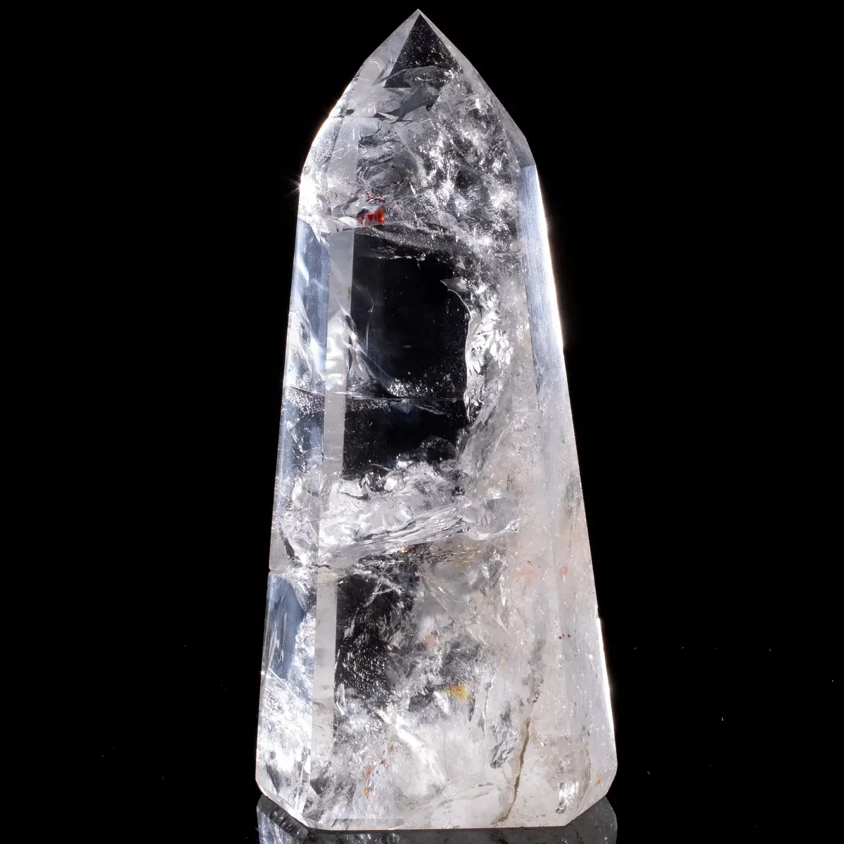 Natural Quartz Obelisk From Brazil - 7.5" / 1,071 Grams 1