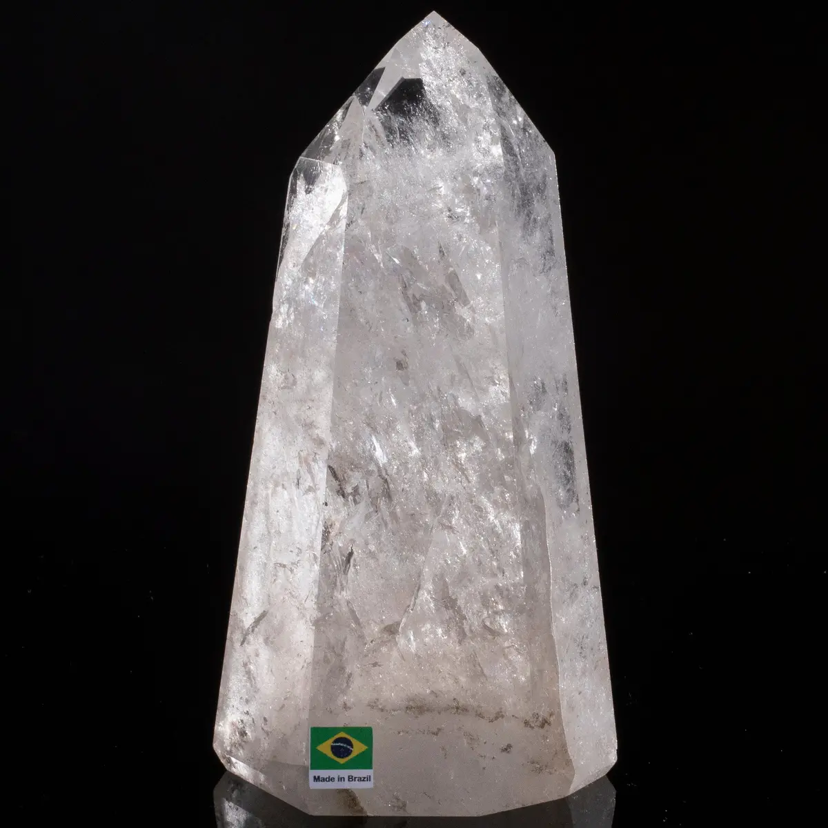 Natural Quartz Obelisk From Brazil - 7.5" / 1,385 Grams 1