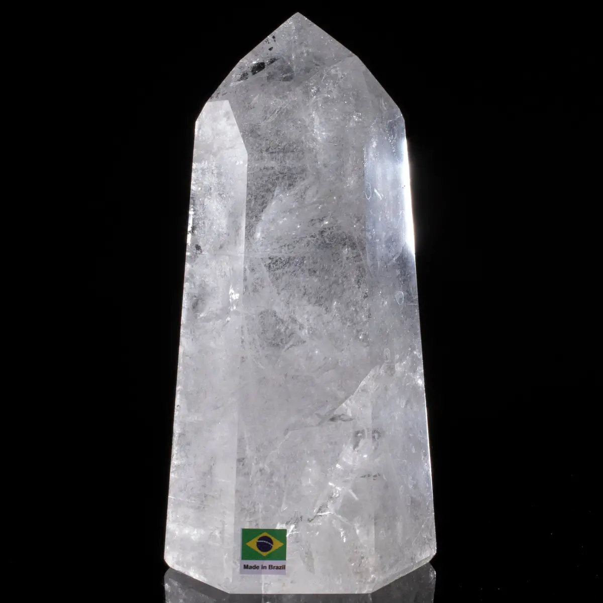Natural Quartz Obelisk From Brazil - 7.5" / 1,723 Grams 1