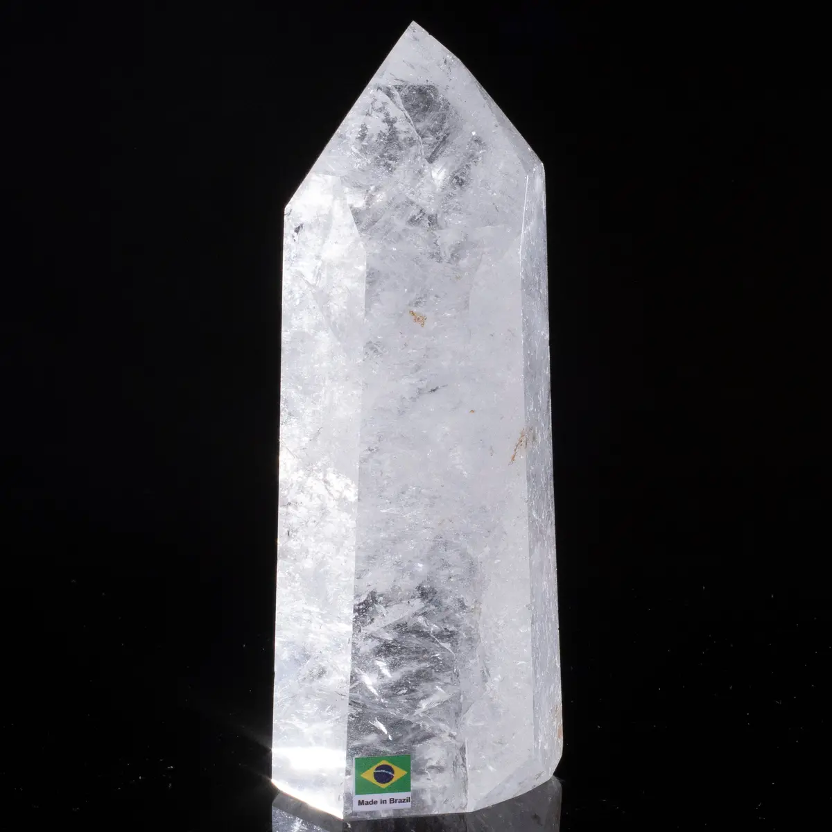 Natural Quartz Obelisk From Brazil - 8" / 1,528 Grams 1
