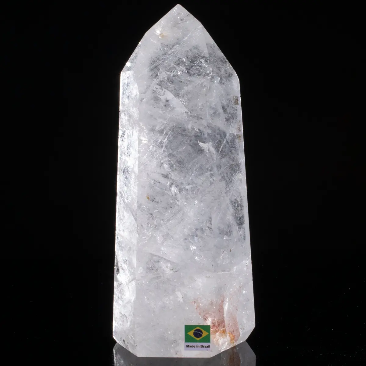 Natural Quartz Obelisk From Brazil - 8" / 1,573 Grams 1