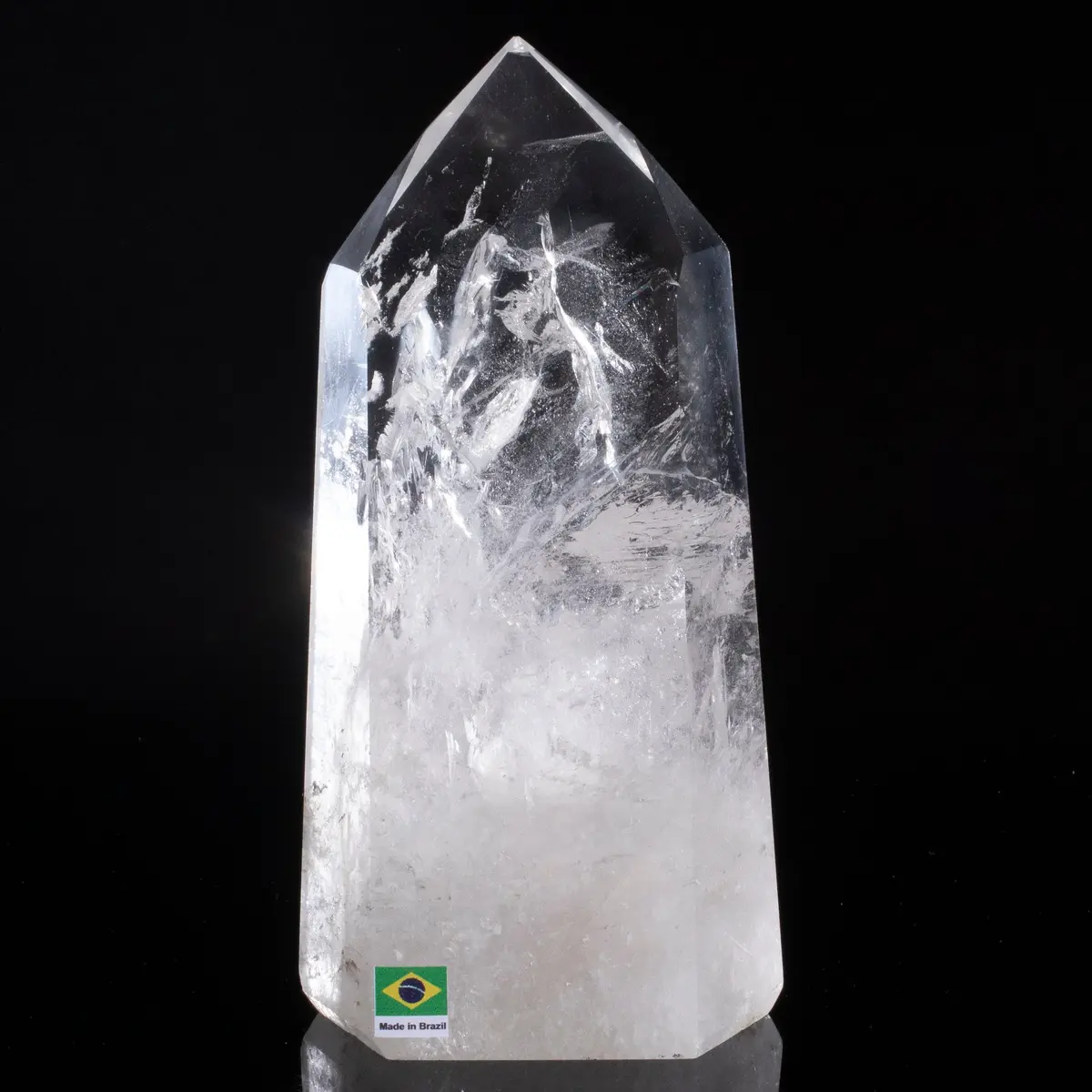 Natural Quartz Obelisk From Brazil - 8" / 1,607 Grams 1