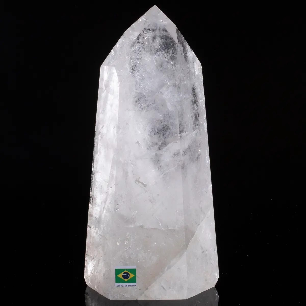 Natural Quartz Obelisk From Brazil - 8" / 1,693 Grams 1
