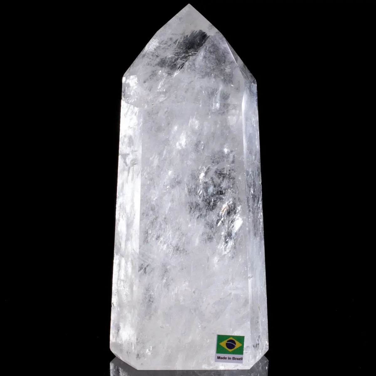 Natural Quartz Obelisk From Brazil - 8" / 1,725 Grams 1
