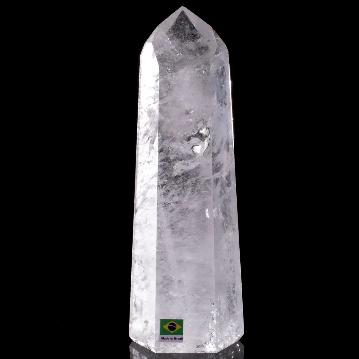 Natural Quartz Obelisk From Brazil - 8.5" / 1,221 Grams 1