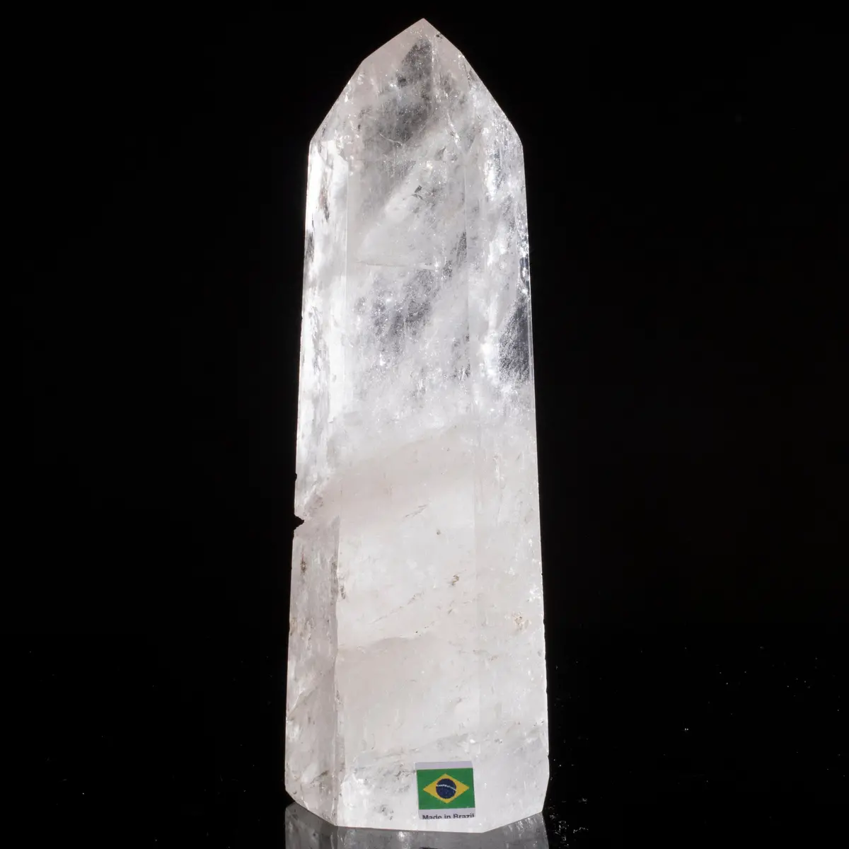 Natural Quartz Obelisk From Brazil - 8.5" / 1,233 Grams 1