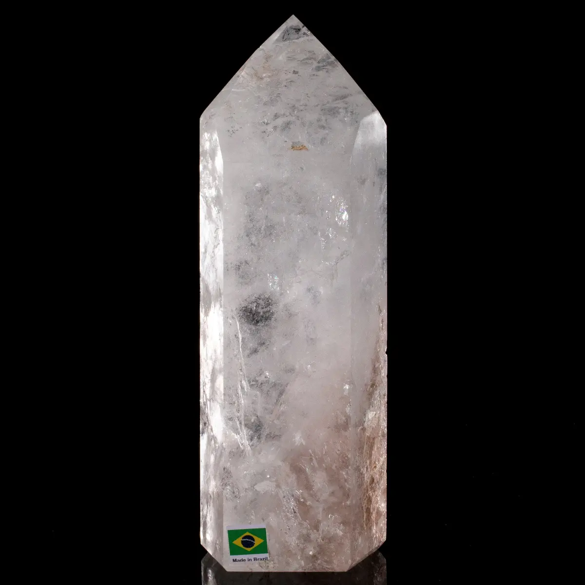 Natural Quartz Obelisk From Brazil - 8.5" / 1,470 Grams 1