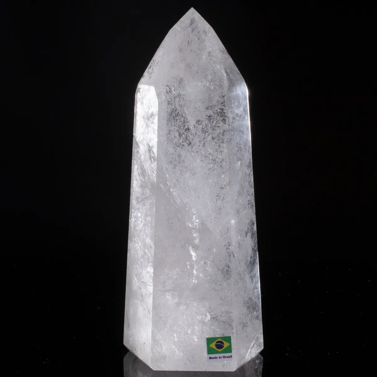 Natural Quartz Obelisk From Brazil - 8.5" / 1,727 Grams 1