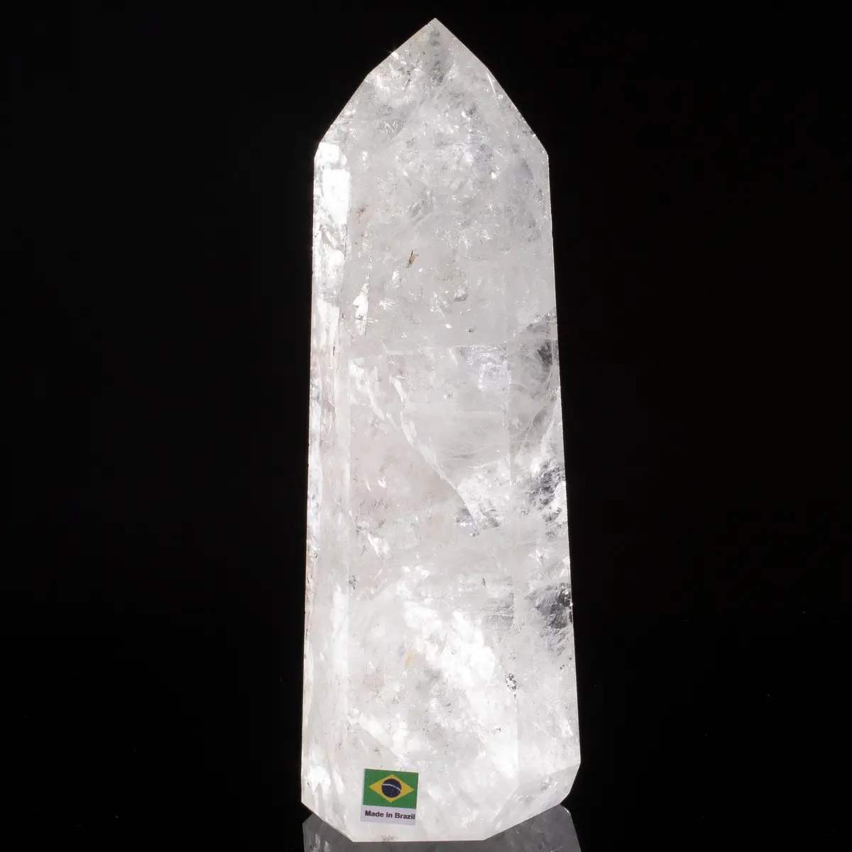 Natural Quartz Obelisk From Brazil - 9" / 1,406 Grams 1