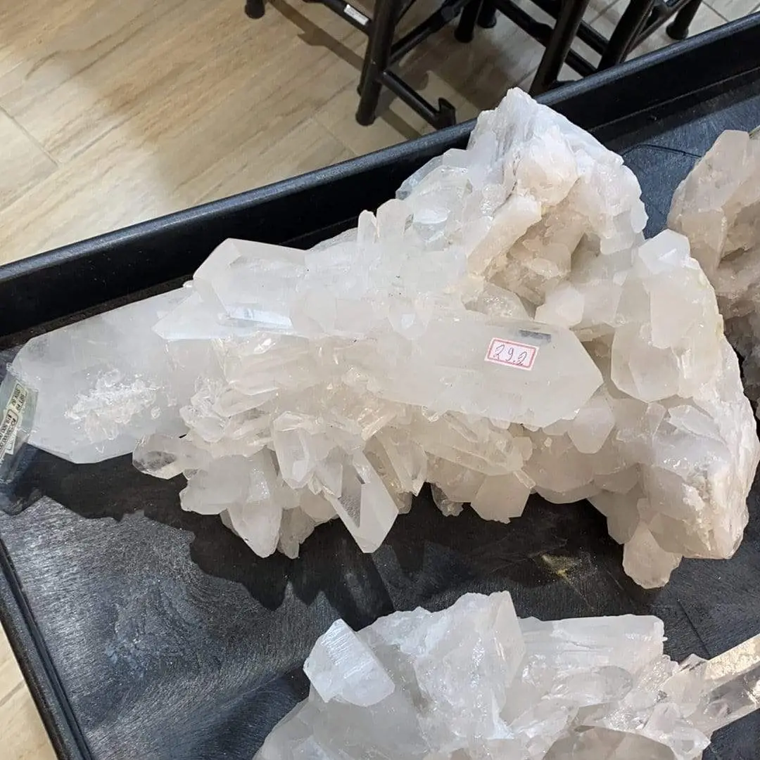 Natural Brazilian Clear Quartz Cluster - 19” / 64 Lbs 1