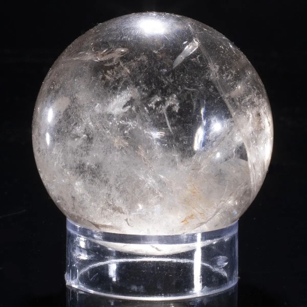 Quartz Sphere Carving 1.75" / 125 Grams 1