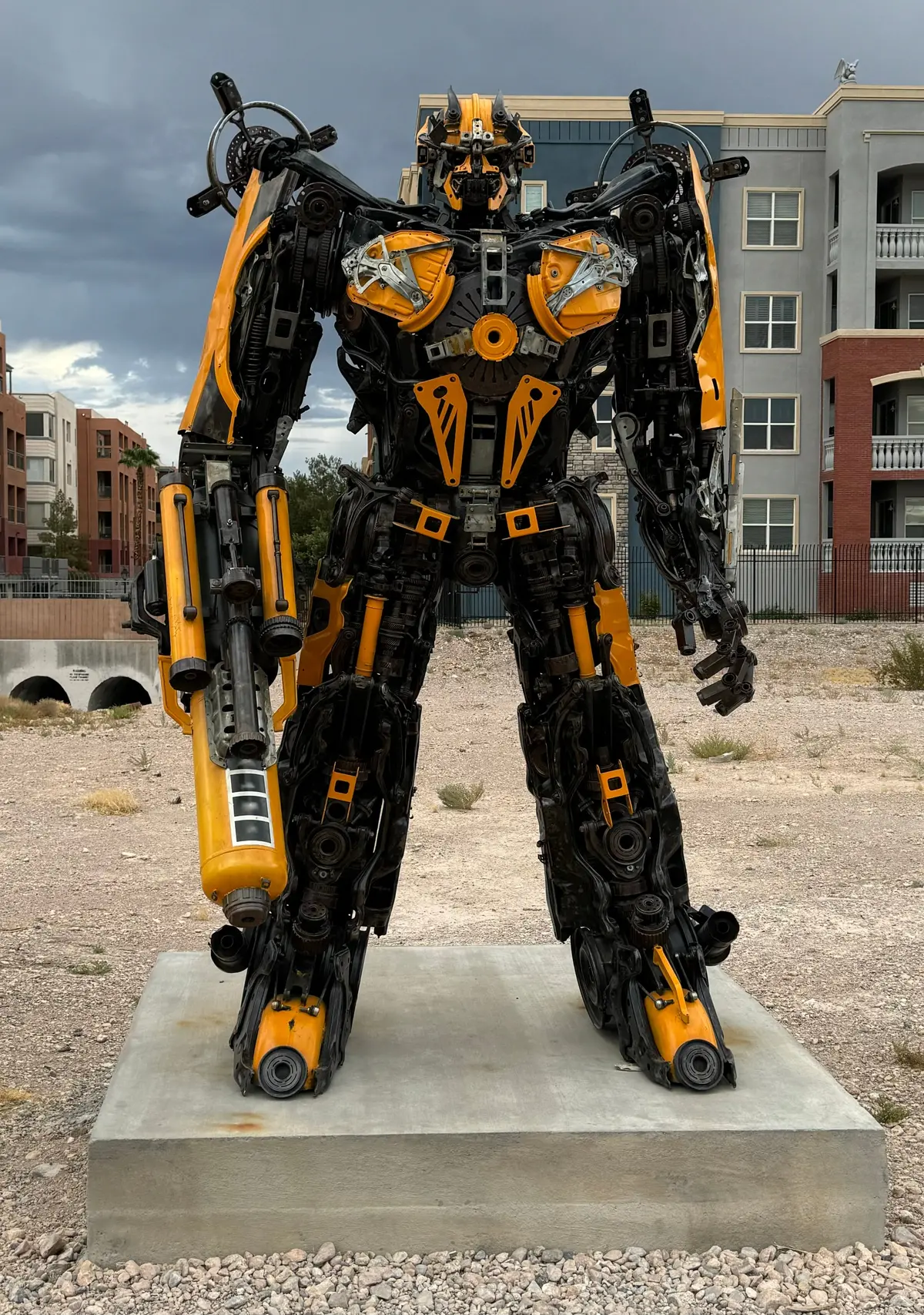 138" Bumblebee Inspired Recycled Metal Art Sculpture 1