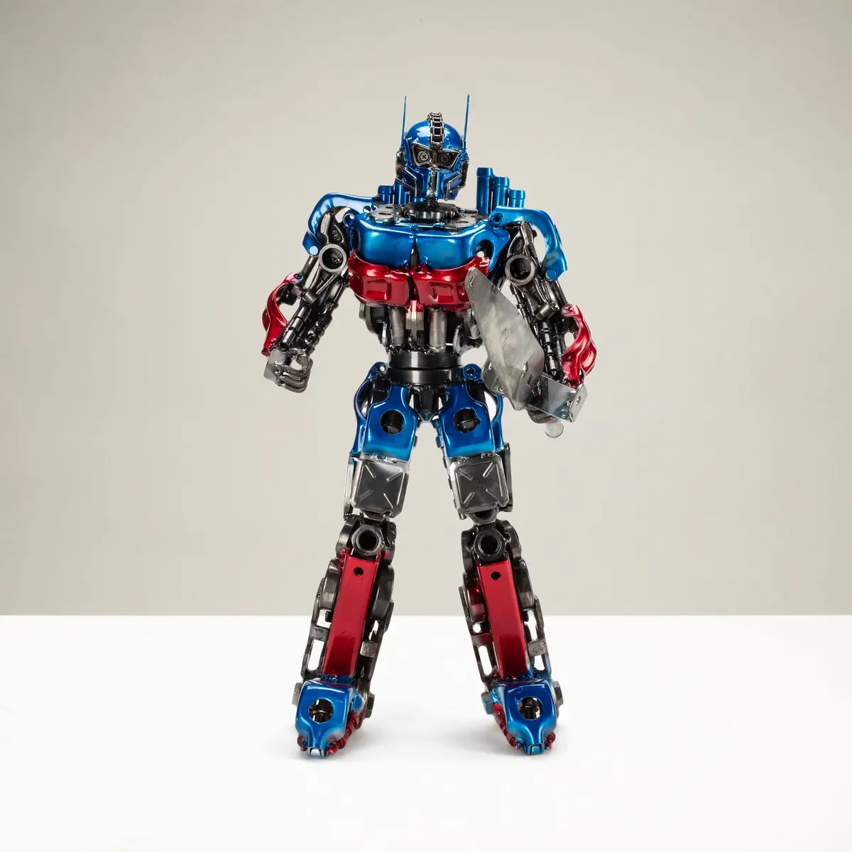 22" Optimus Prime Inspired Recycled Metal Art Sculpture 2