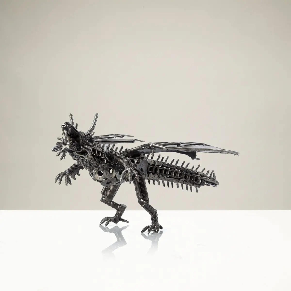 Dragon Original Recycled Metal Sculpture 1