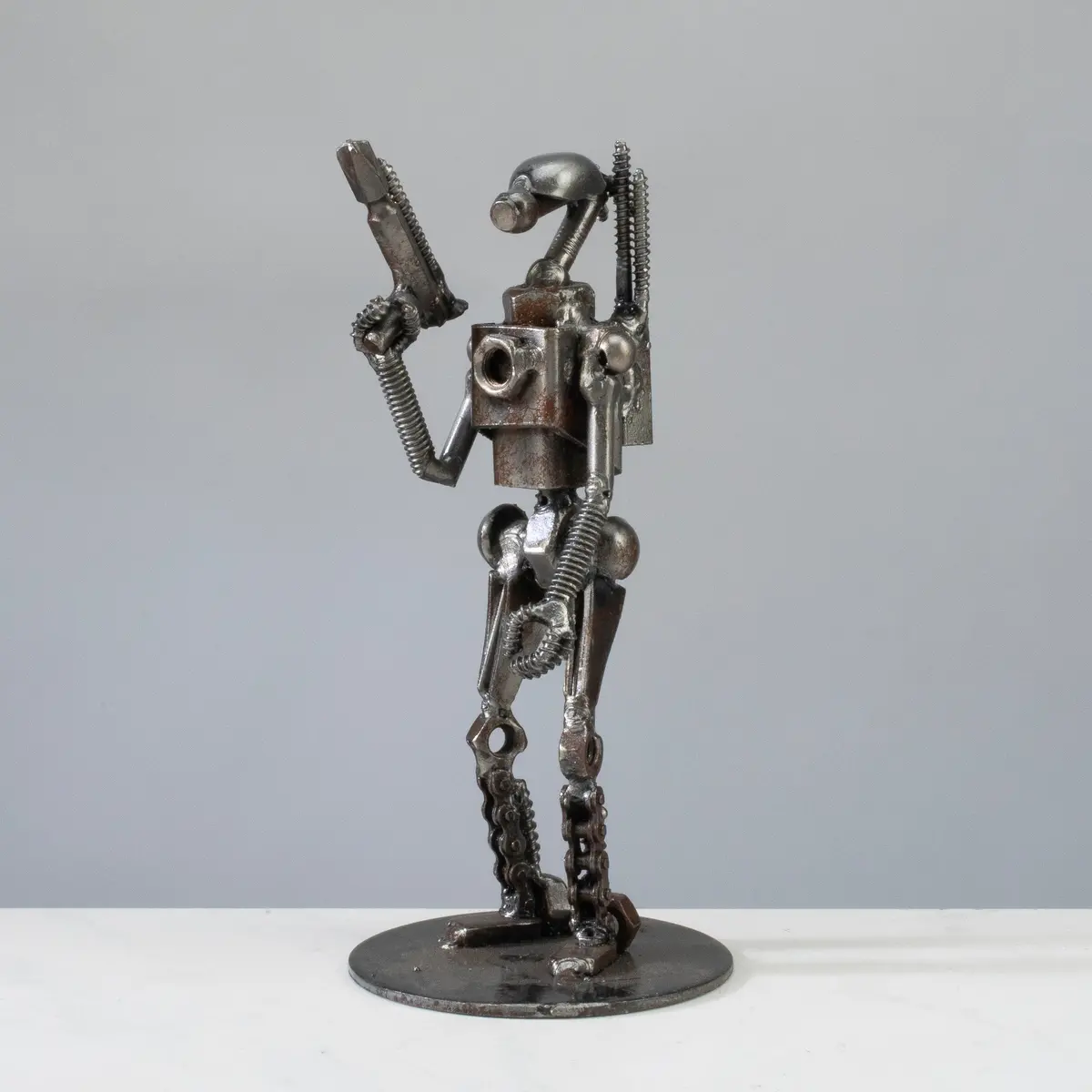 Droid Star Wars Inspired Recycled Metal Sculpture 1