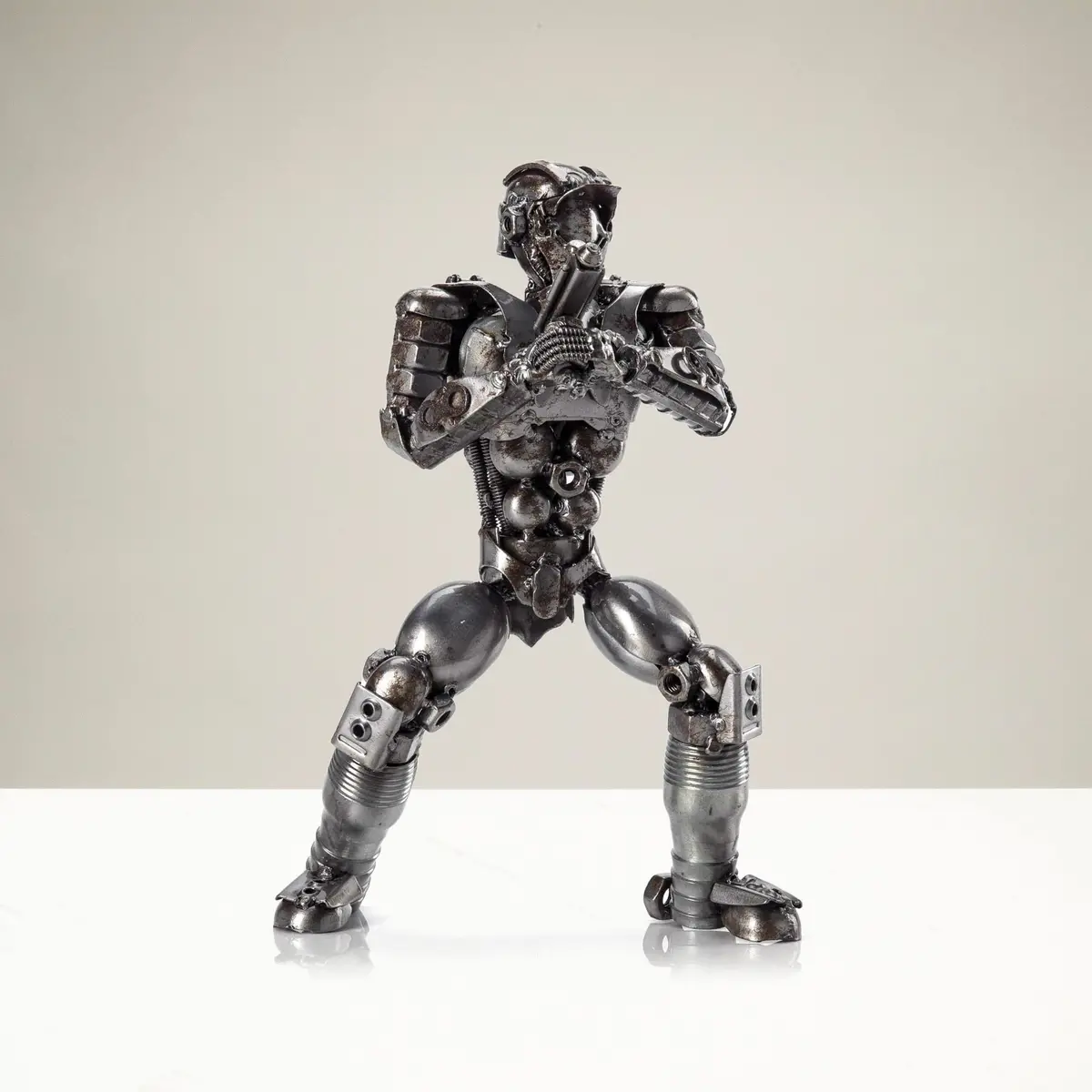 Halo Inspired Recycled Metal Sculpture 1