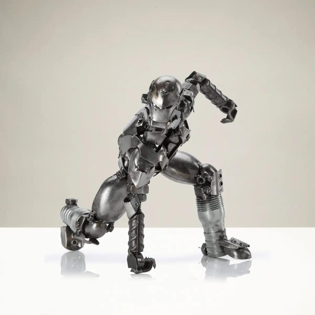 Iron Man Inspired Recycled Metal Sculpture 1