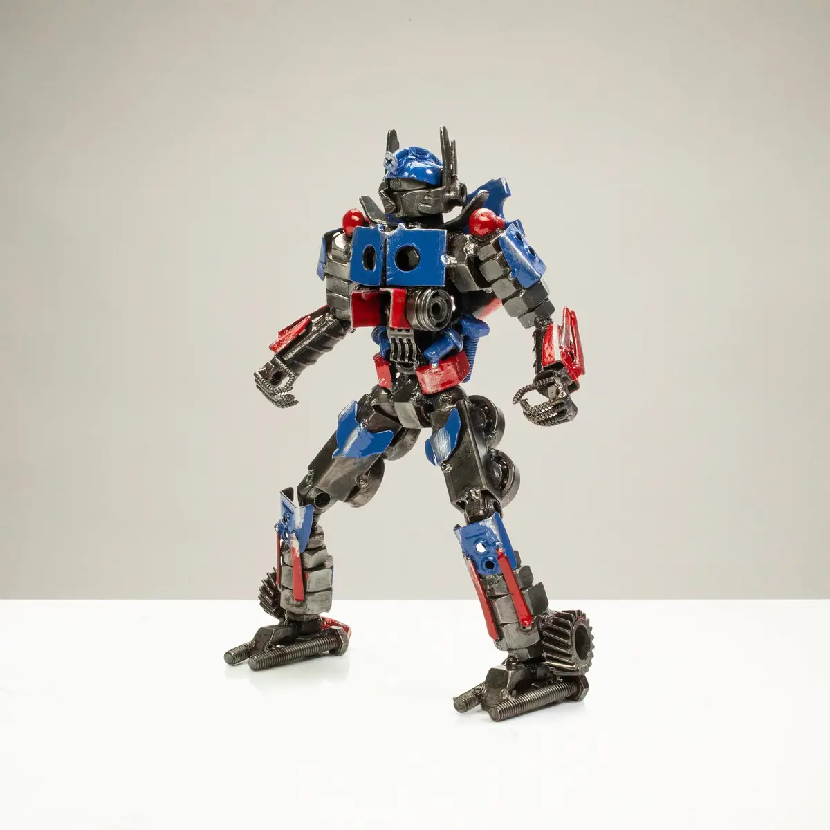 Optimus Prime Inspired Recycled Metal Sculpture 1
