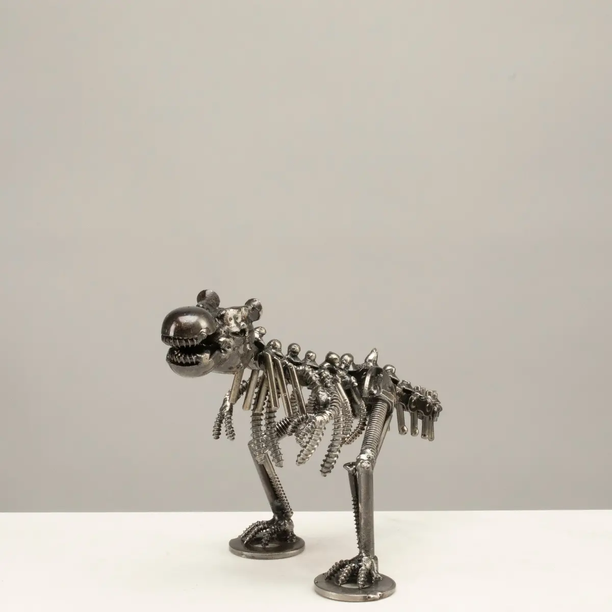 T-Rex Recycled Metal Sculpture 1