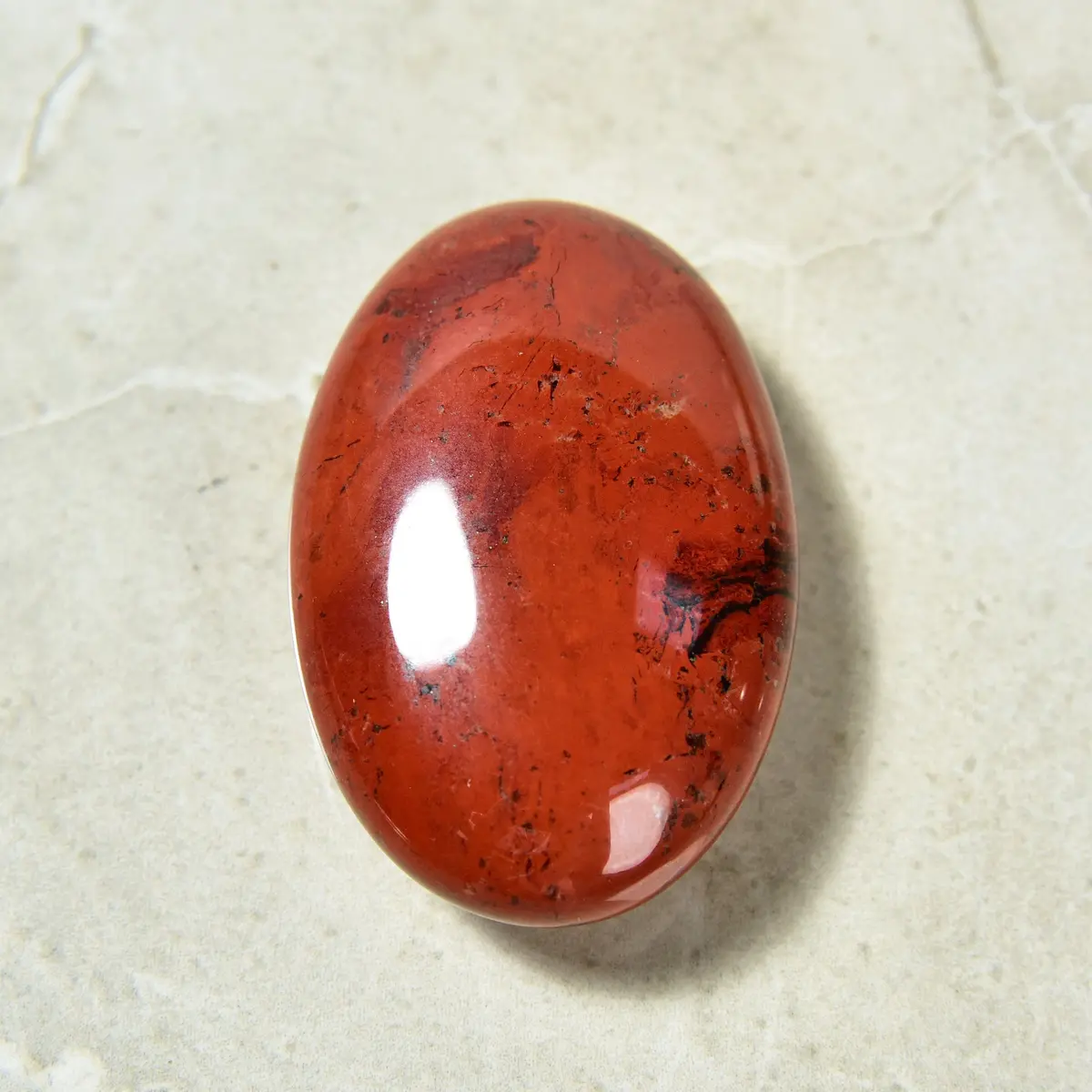 Red Jasper (Chestnut Jasper) Palm Stone 1