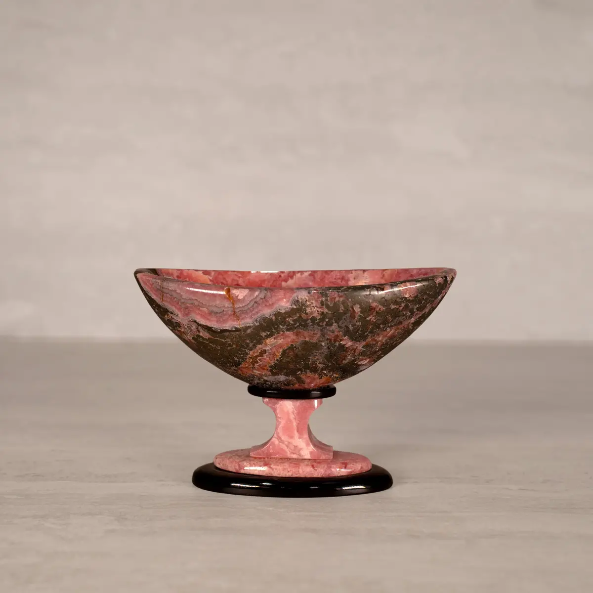 Rhodochrosite Bowl Carving From Argentina - 5.25" / 500 G 1