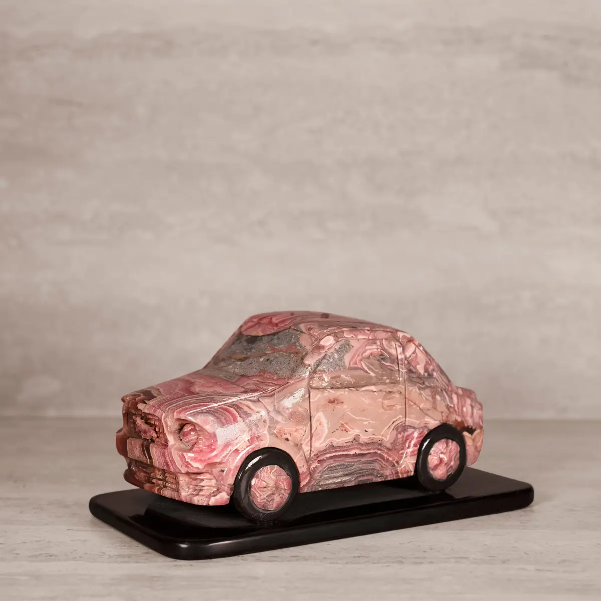 Rhodochrosite Car Carving From Argentina - 8" / 3,360 G 1
