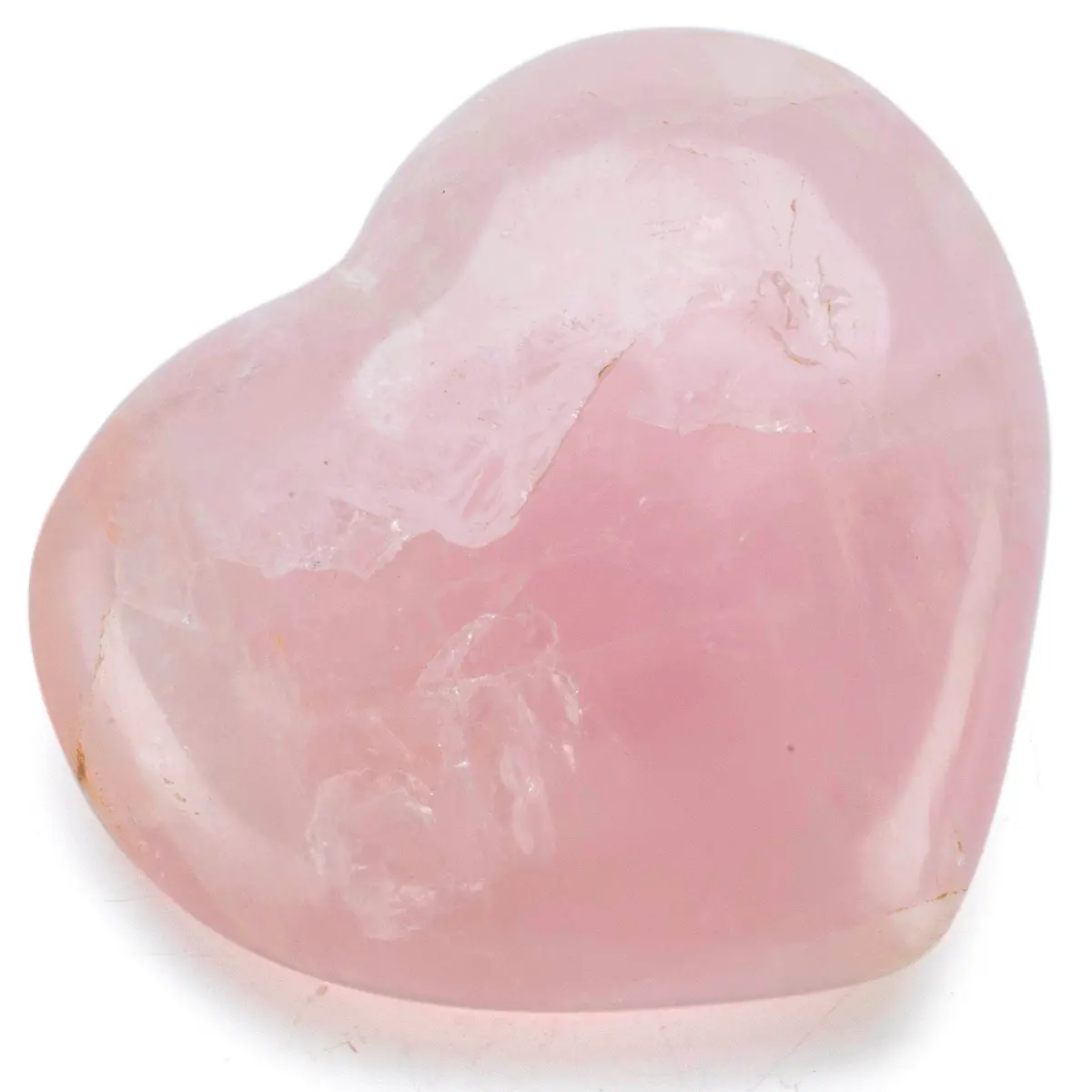 Natural Rose Quartz Heart Carving From Madagascar -3" 1