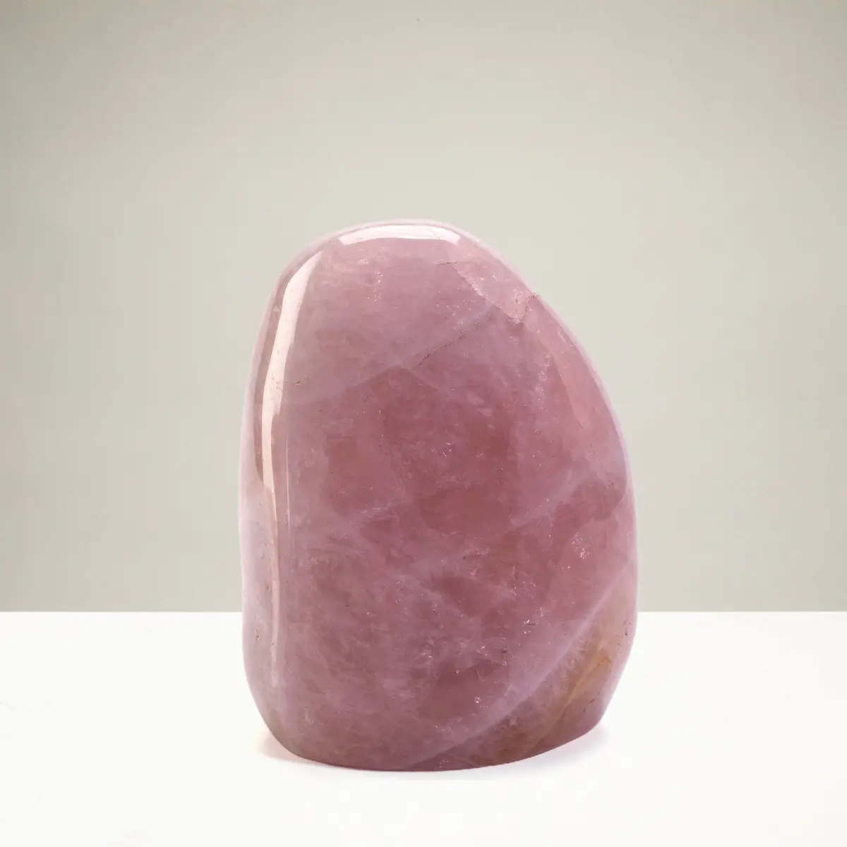 Rose Quartz Freeform Cut Base -4.5" / 1,275G 1