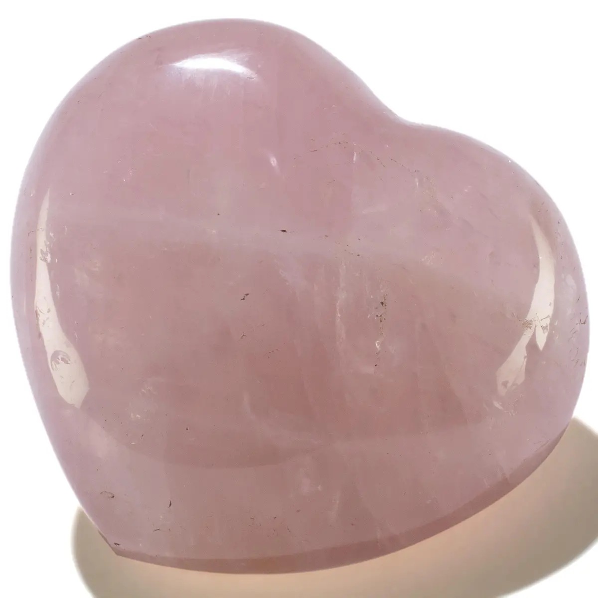 Rose Quartz Gemstone Heart Carving 300G / 3In. 1