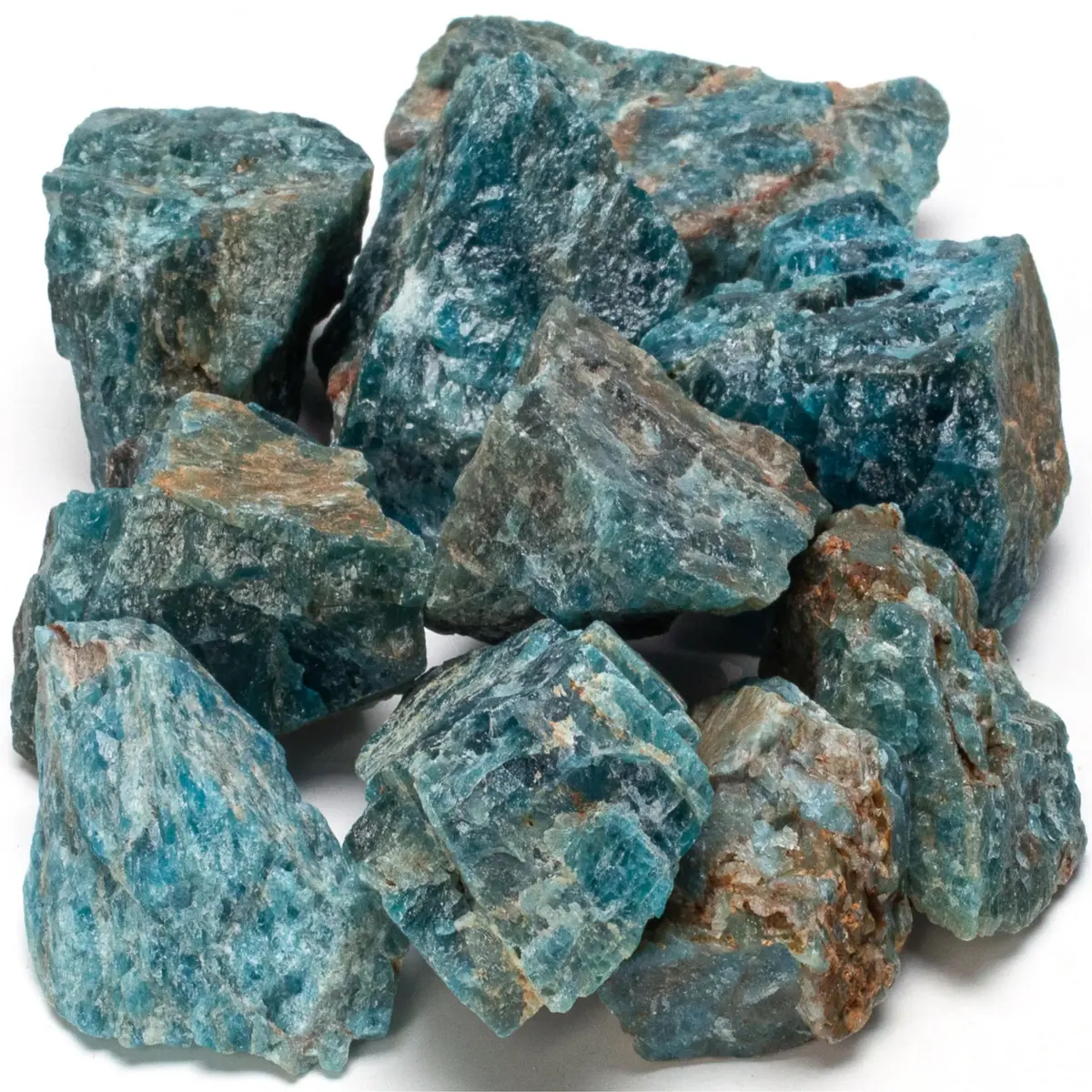 Rough Blue Apatite (10 Stone Bundle) 1