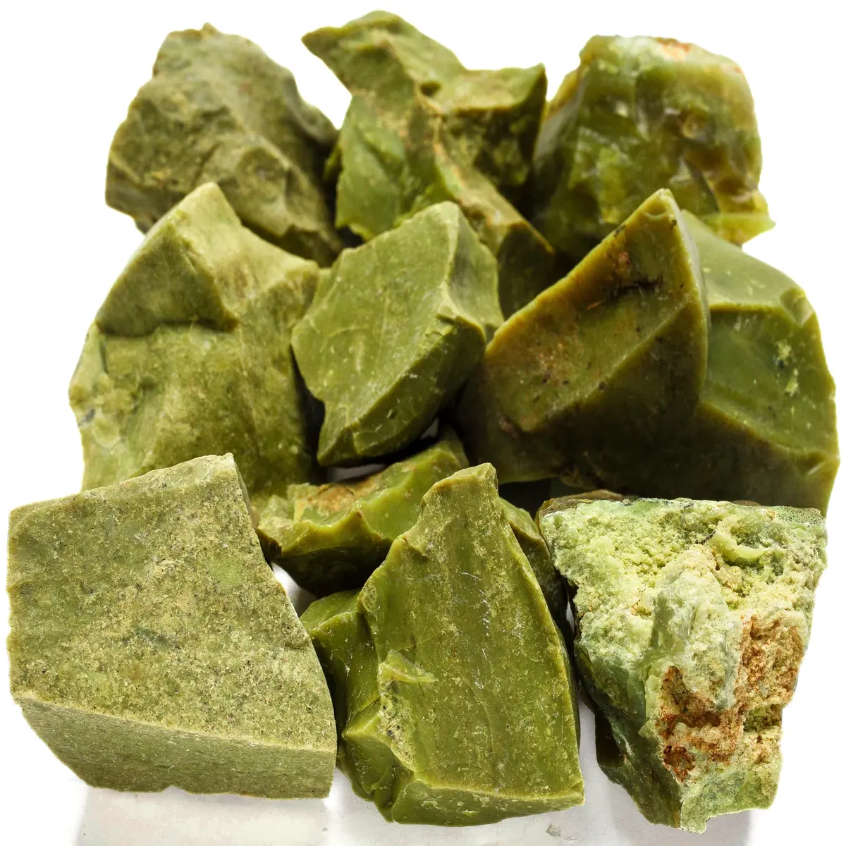Rough Green Opal (10 Stone Bundle) 1