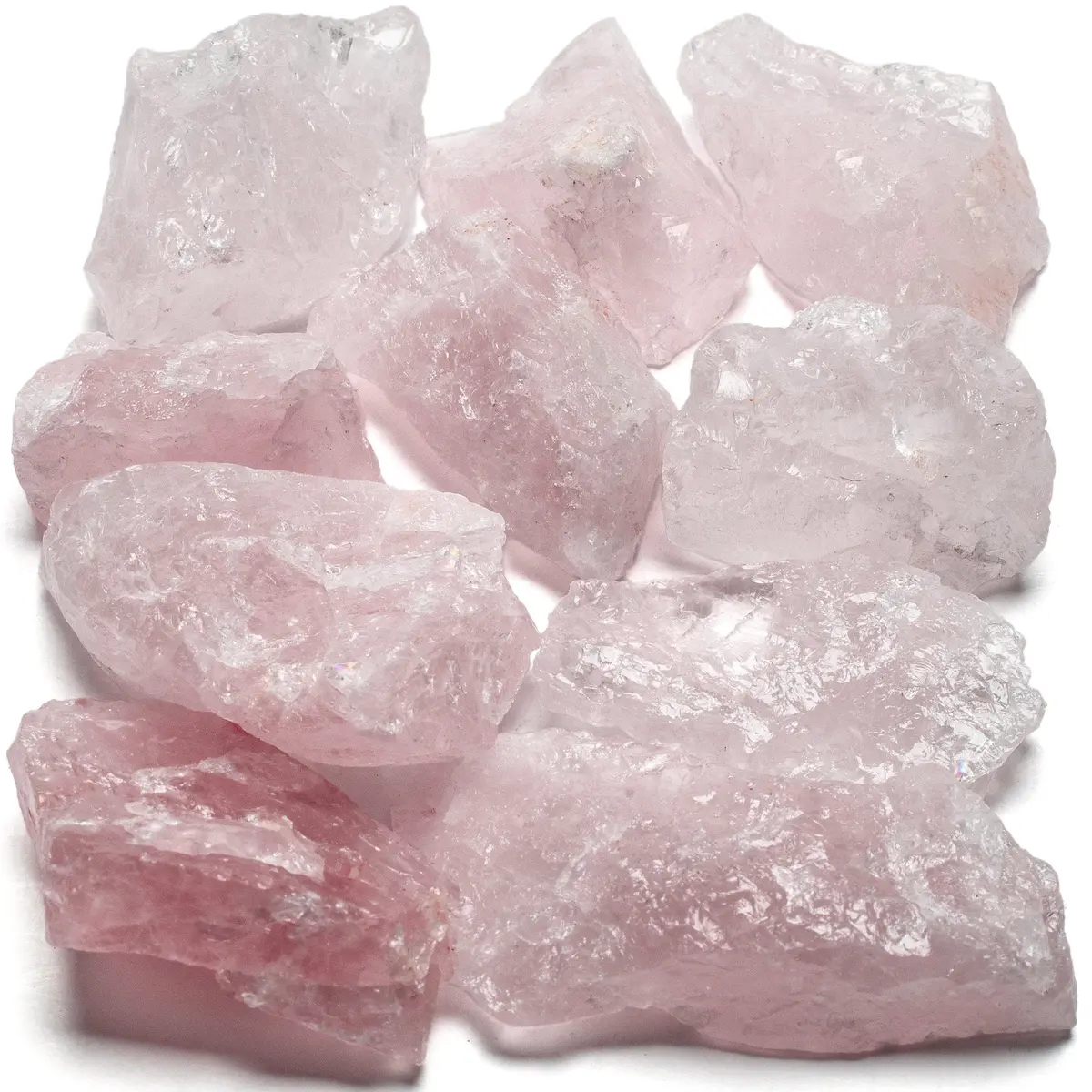 Rough Rose Quartz (10 Stone Bundle) 1