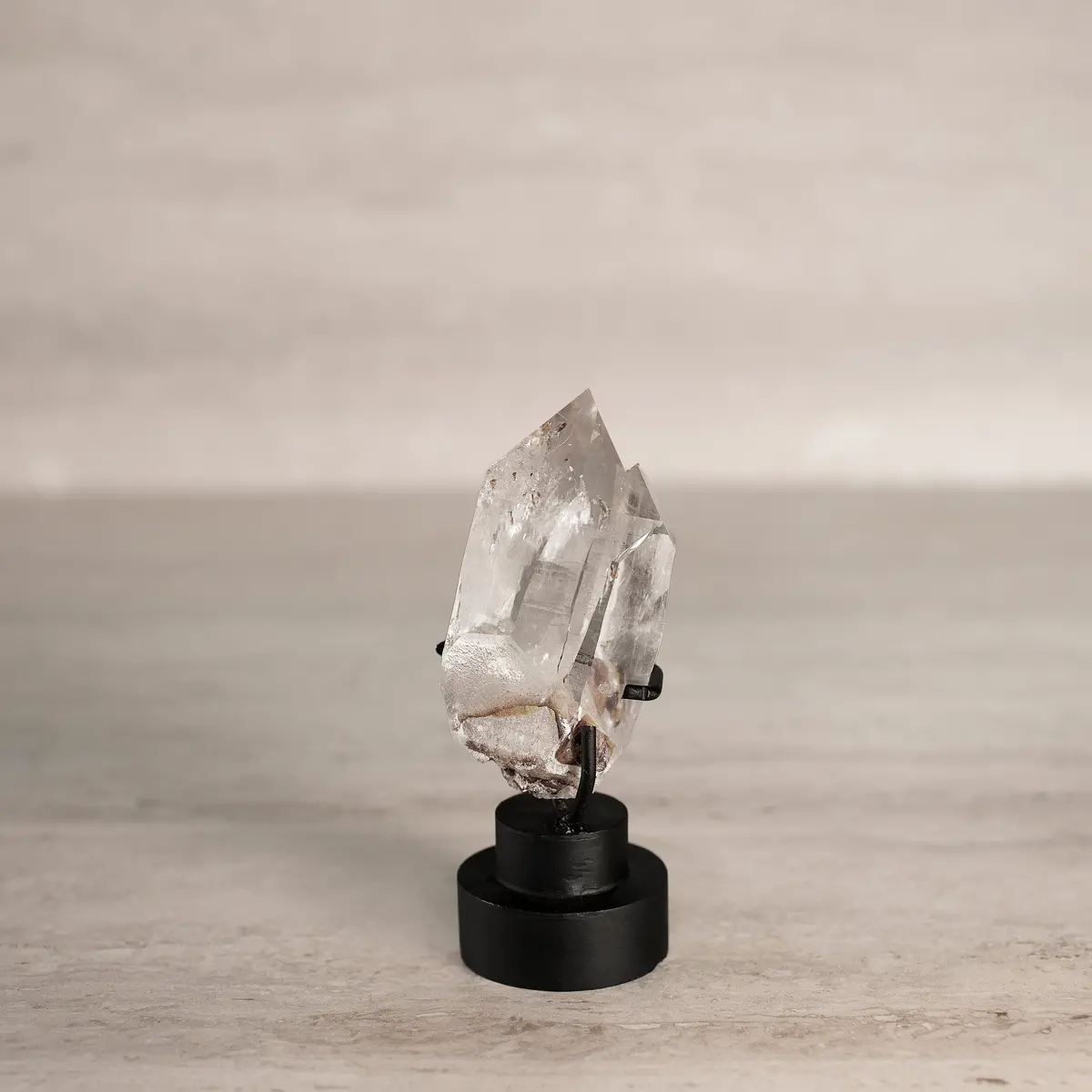 Natural Brazilian Rutilated Quartz On Custom Stand - 5.25" / 260 Grams 1