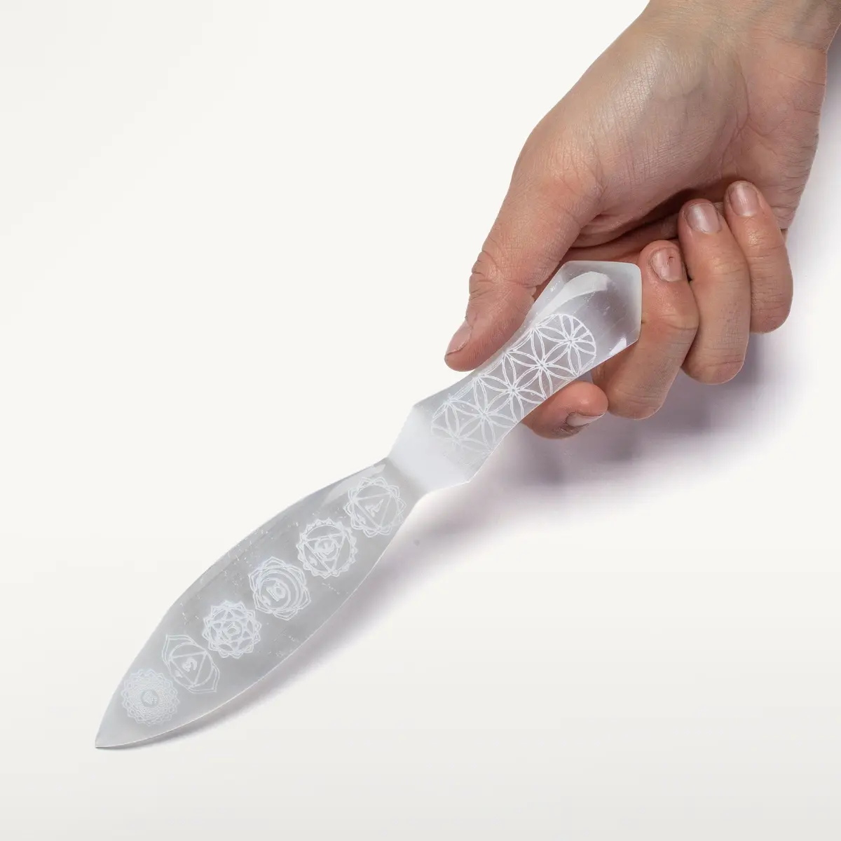 Selenite Chakra Sword - 8 In 1