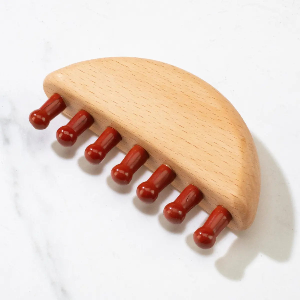 Red Jasper Scalp Massager 1