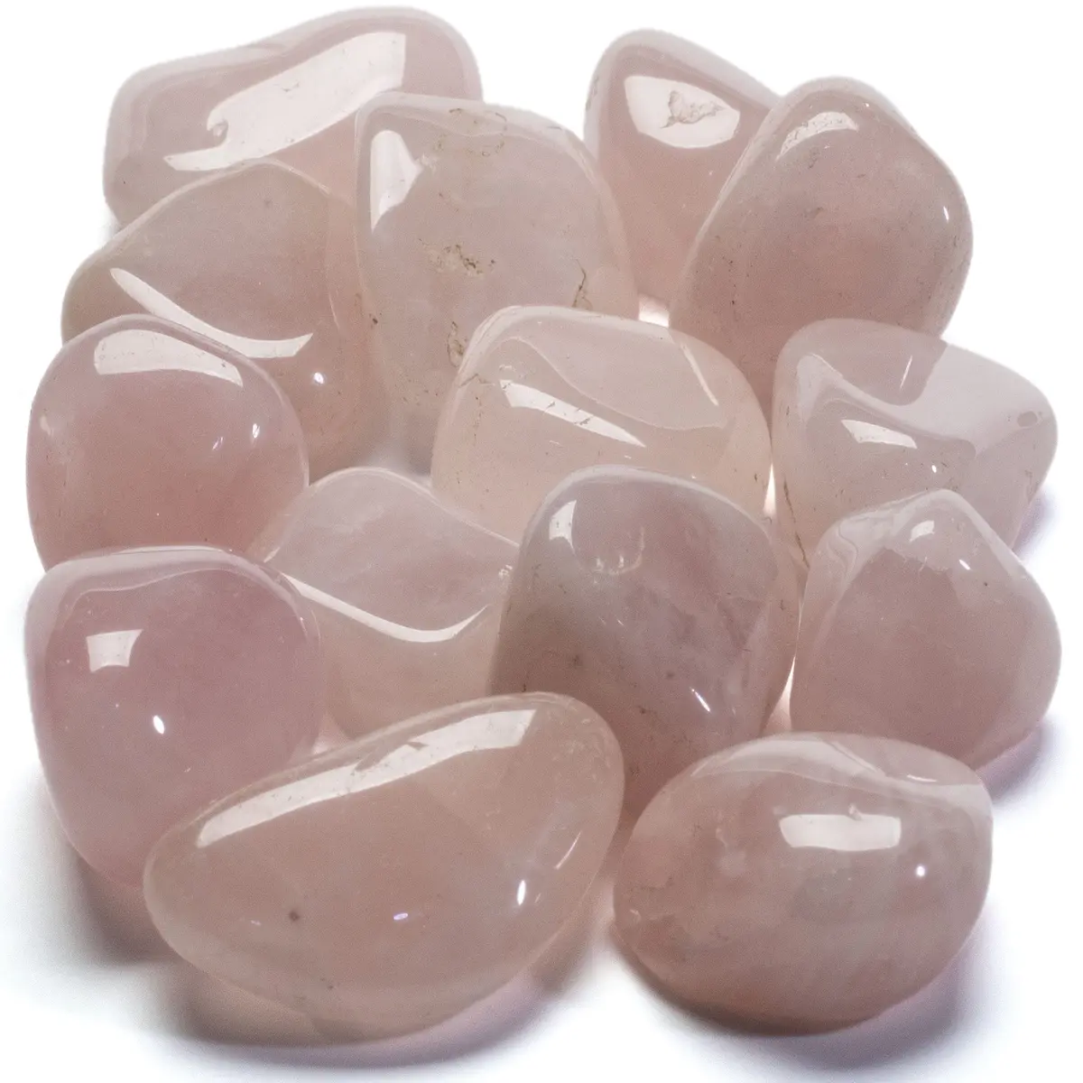 Small Tumbled Rose Quartz Crystals 1
