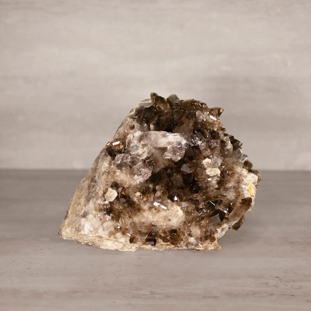 Smoky Quartz Cluster From Brazil - 10" / 11 Lbs 1