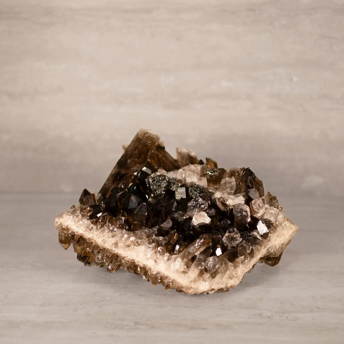 Smoky Quartz Cluster From Brazil - 11.5" / 13 Lbs 1