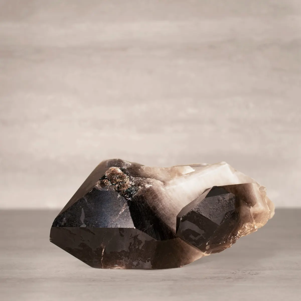 Smoky Quartz Cluster From Brazil - 12" / 14 Lbs 1