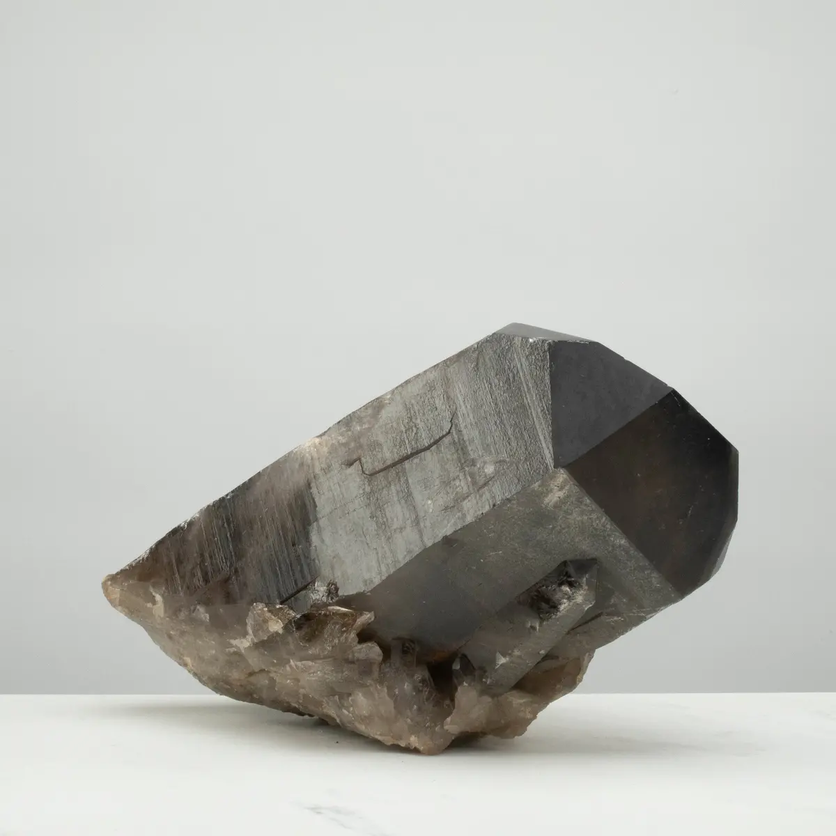 Smoky Quartz Cluster From Brazil - 14" / 25.7 Lbs 1