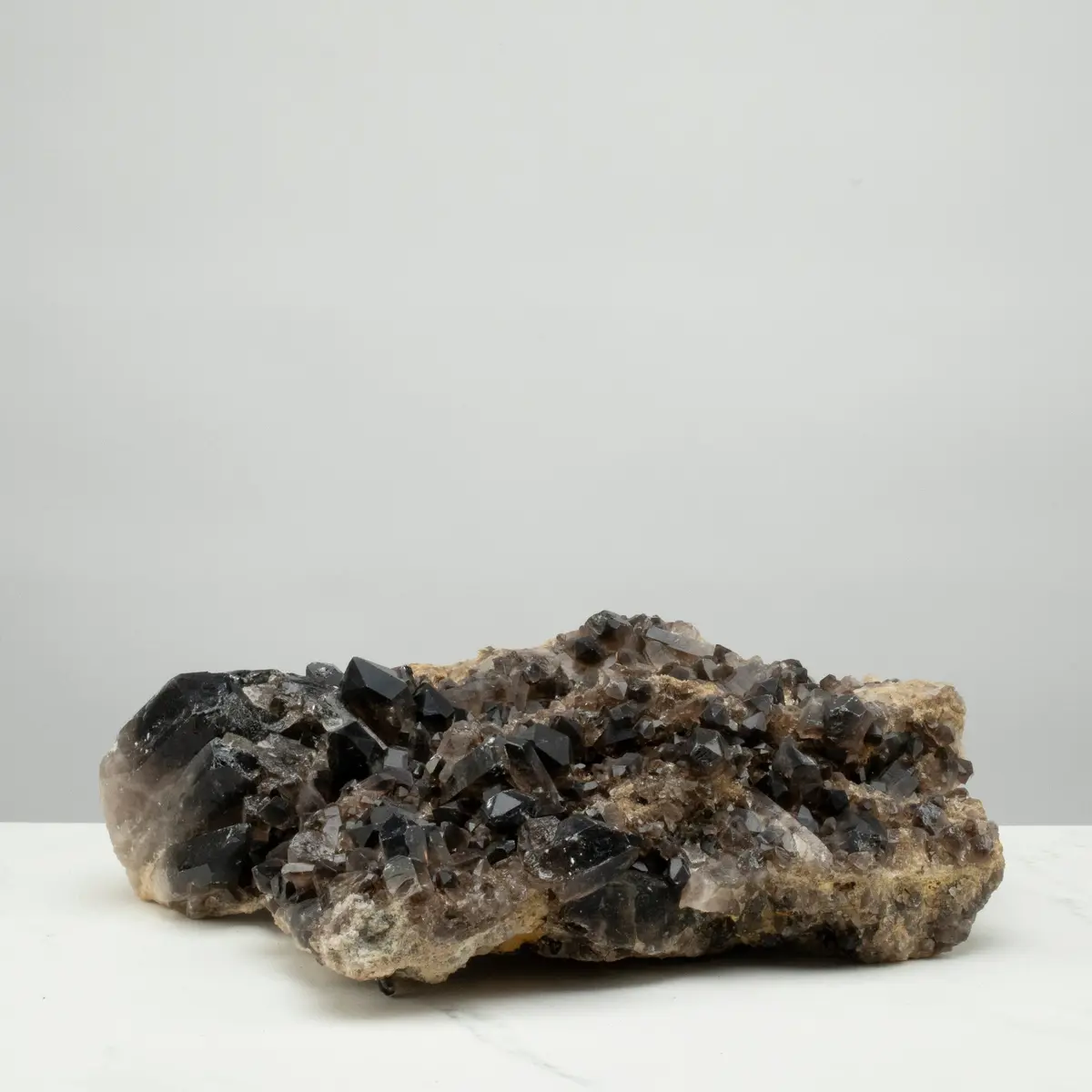 Smoky Quartz Cluster From Brazil - 16" / 26 Lbs 1