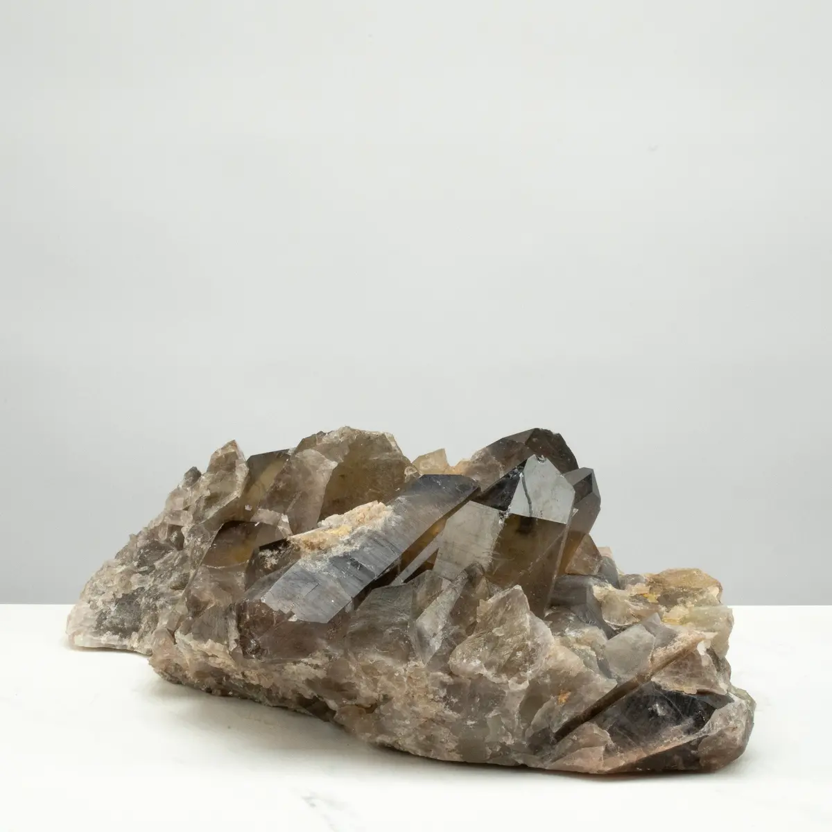Smoky Quartz Cluster From Brazil - 17" / 24.3 Lbs 1