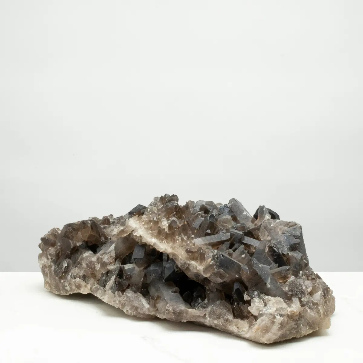 Smoky Quartz Cluster From Brazil - 18" / 34.4 Lbs 1