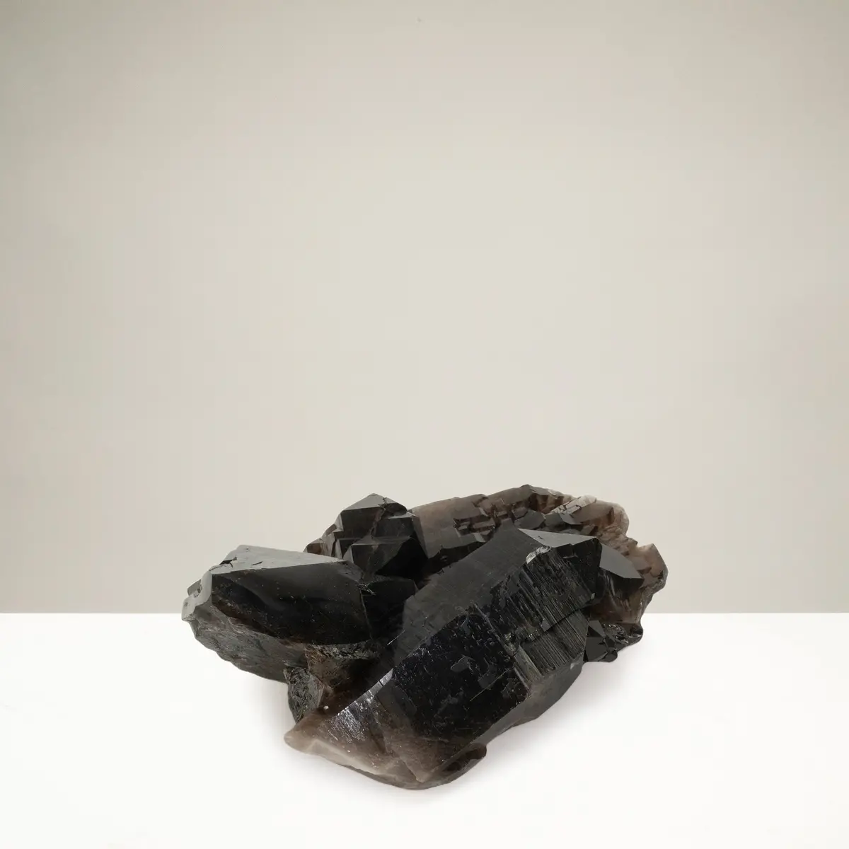 Smoky Quartz Cluster From Brazil - 4.5" / 8 Lbs 1