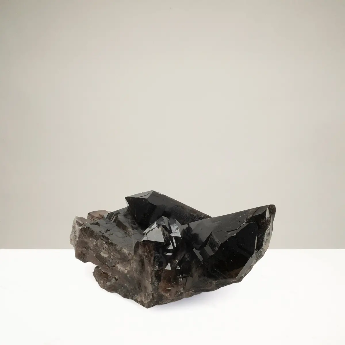 Smoky Quartz Cluster From Brazil - 4.5" / 8 Lbs 2