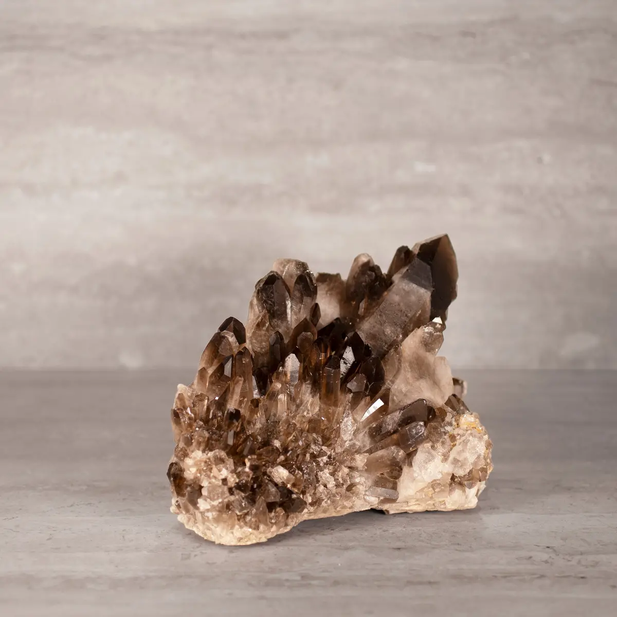 Smoky Quartz Cluster From Brazil - 8.5" / 9 Lbs 1