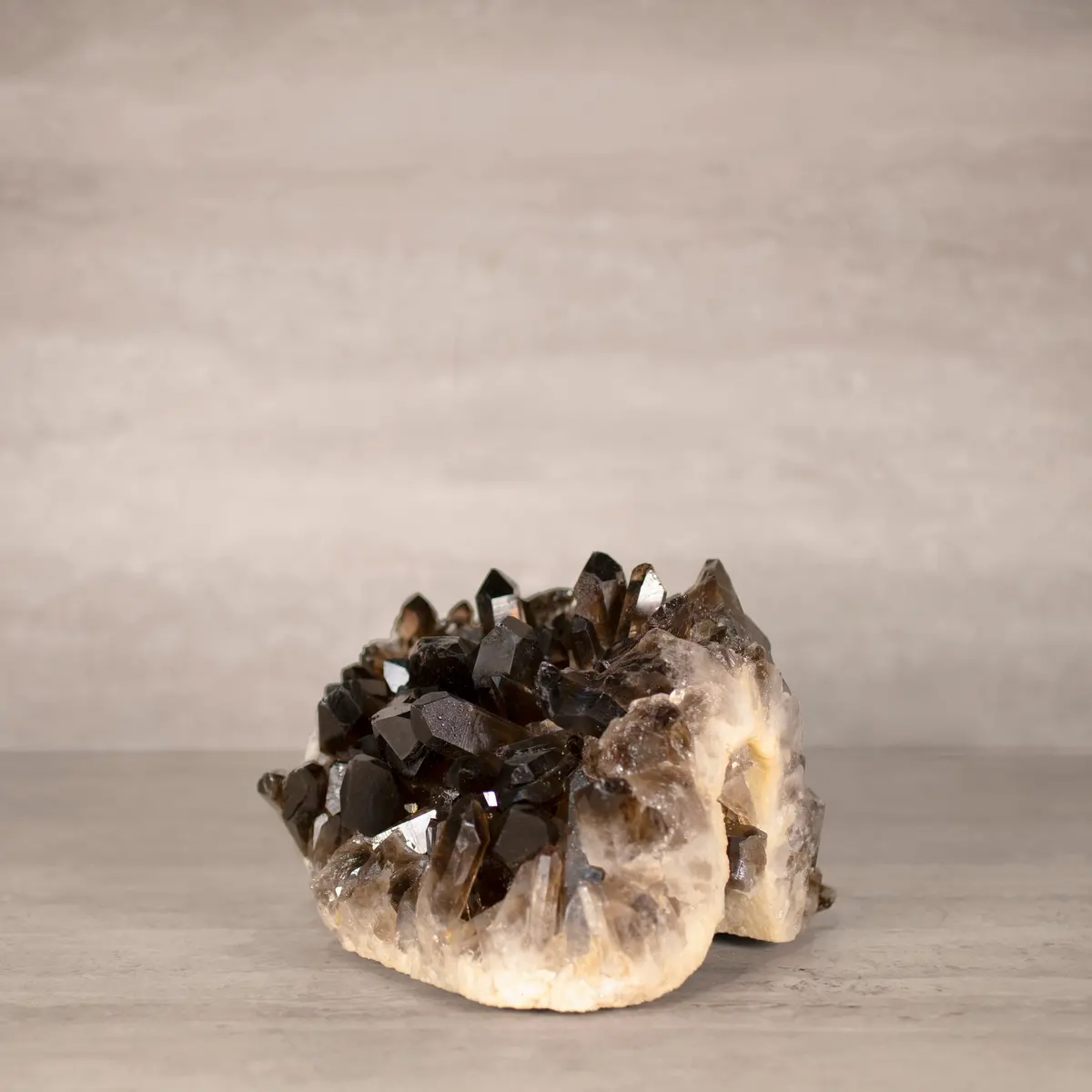 Smoky Quartz Cluster From Brazil - 8.5" / 9 Lbs 1
