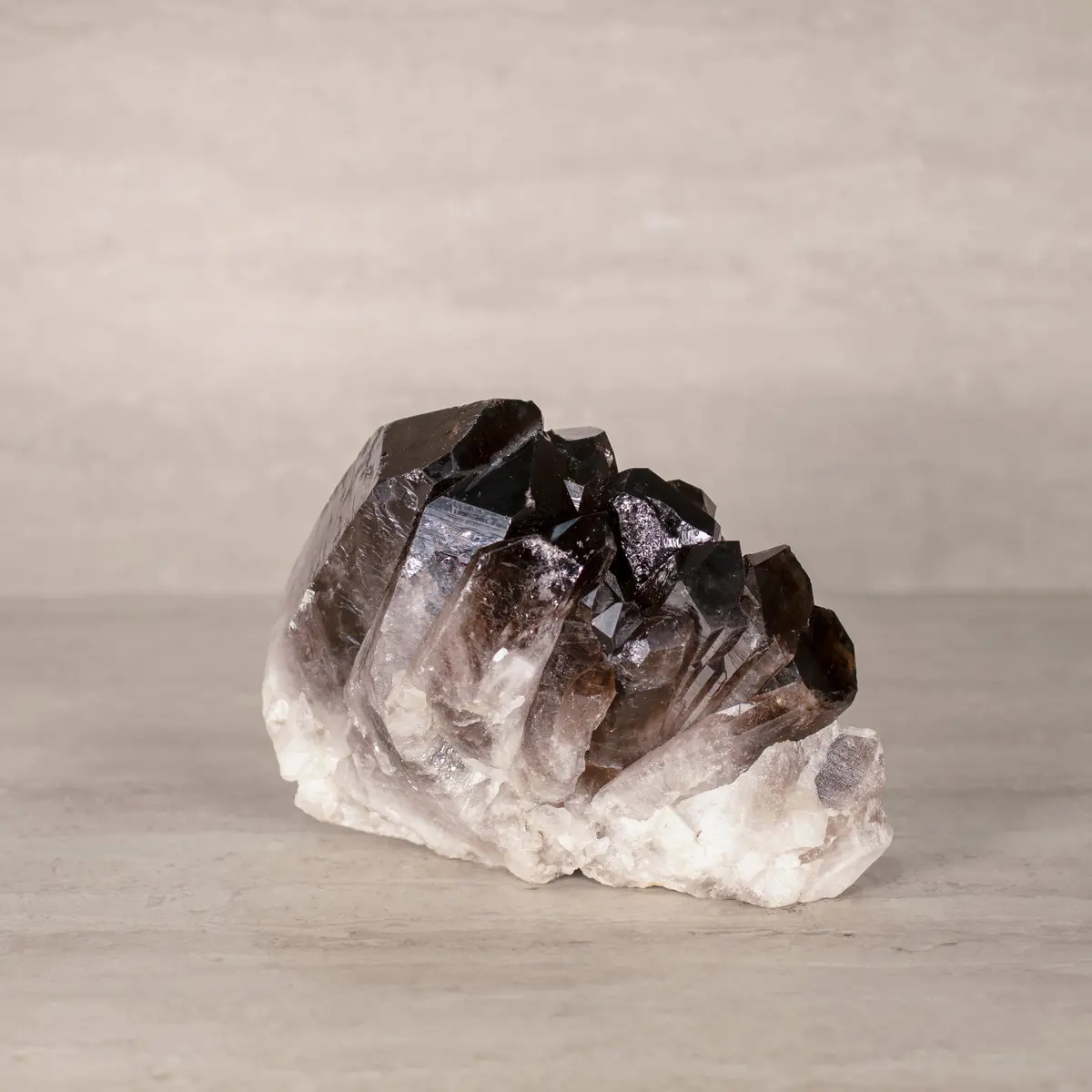 Smoky Quartz Cluster From Brazil - 8" / 8 Lbs 1